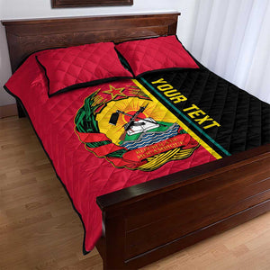 Personalised Mozambique Quilt Bed Set Muzambhiki Coat Of Arms