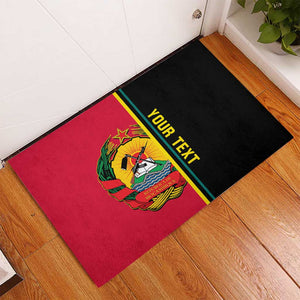 Personalised Mozambique Rubber Doormat Muzambhiki Coat Of Arms