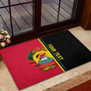 Personalised Mozambique Rubber Doormat Muzambhiki Coat Of Arms