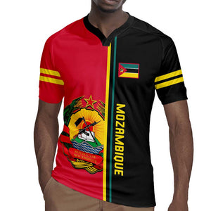 Personalised Mozambique Rugby Jersey Muzambhiki Coat Of Arms