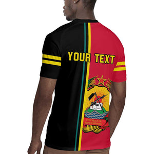 Personalised Mozambique Rugby Jersey Muzambhiki Coat Of Arms