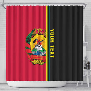 Personalised Mozambique Shower Curtain Muzambhiki Coat Of Arms