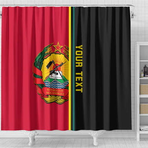 Personalised Mozambique Shower Curtain Muzambhiki Coat Of Arms