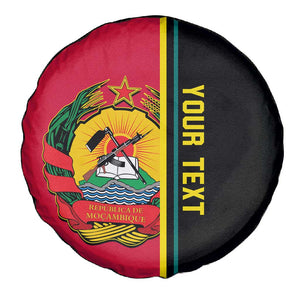 Personalised Mozambique Spare Tire Cover Muzambhiki Coat Of Arms