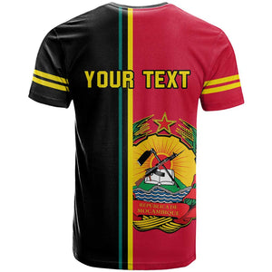 Personalised Mozambique T shirt Muzambhiki Coat Of Arms