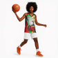 Custom South Africa And Wales Rugby Basketball Jersey Springboks Welsh Mascots Dynamic Version LT14