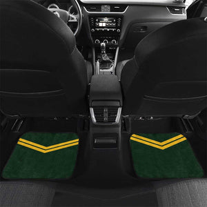 Custom South Africa And Wales Rugby Car Mats Springboks Welsh Mascots Dynamic Version