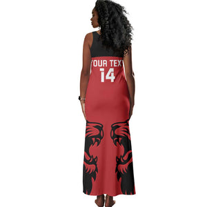 Custom Kenya Rugby Tank Maxi Dress 2024 Go Champions Simbas - Red