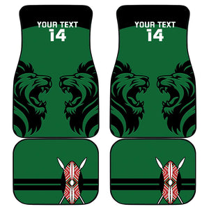 Custom Kenya Rugby Car Mats 2024 Go Champions Simbas - Green