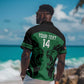 Custom Kenya Rugby Hawaiian Shirt 2024 Go Champions Simbas - Green
