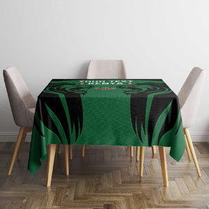 Custom Kenya Rugby Tablecloth 2024 Go Champions Simbas - Green