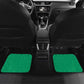 Presonalised Gabon Car Mats Coat Of Arms With Flag Gradient Style