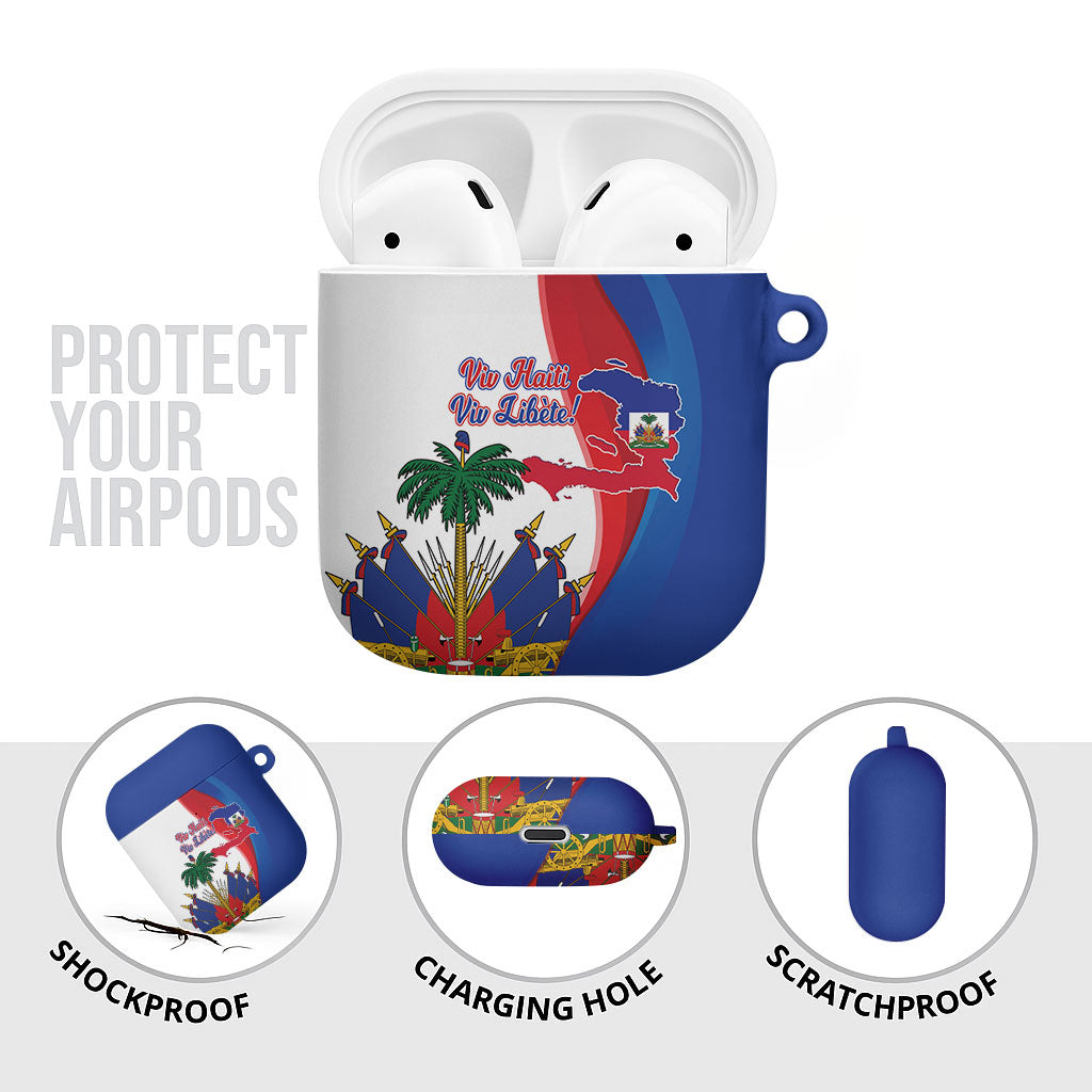Haiti Independence Day AirPods Case 1804 Viv Haiti Viv Libete