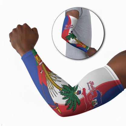 Haiti Independence Day Arm Sleeves 1804 Viv Haiti Viv Libete