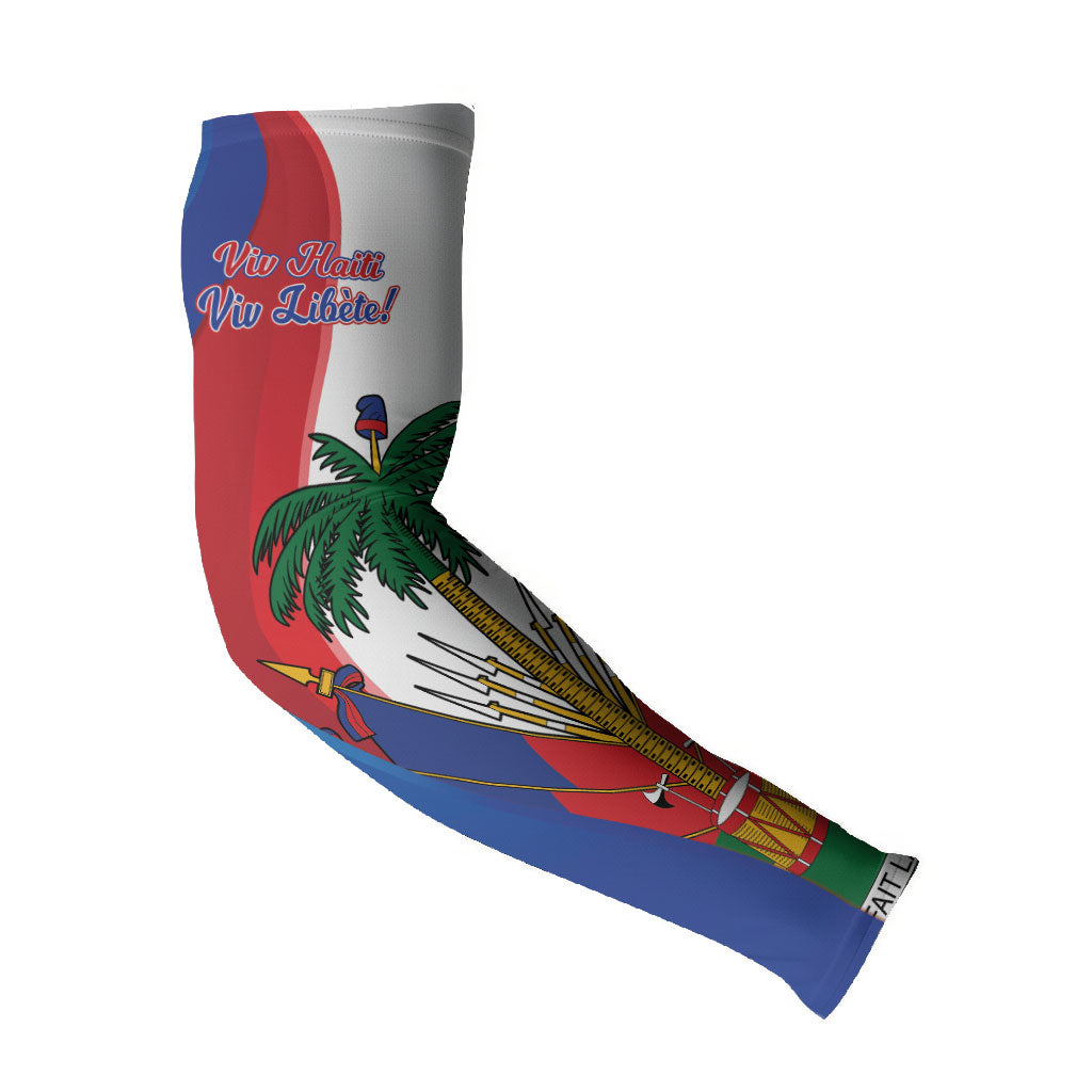 Haiti Independence Day Arm Sleeves 1804 Viv Haiti Viv Libete