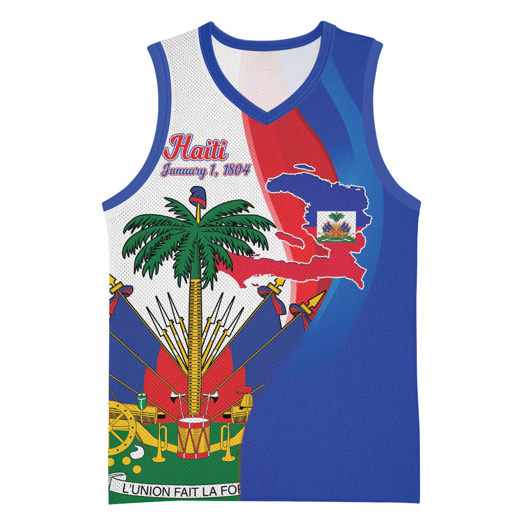 Haiti Independence Day Basketball Jersey 1804 Viv Haiti Viv Libete