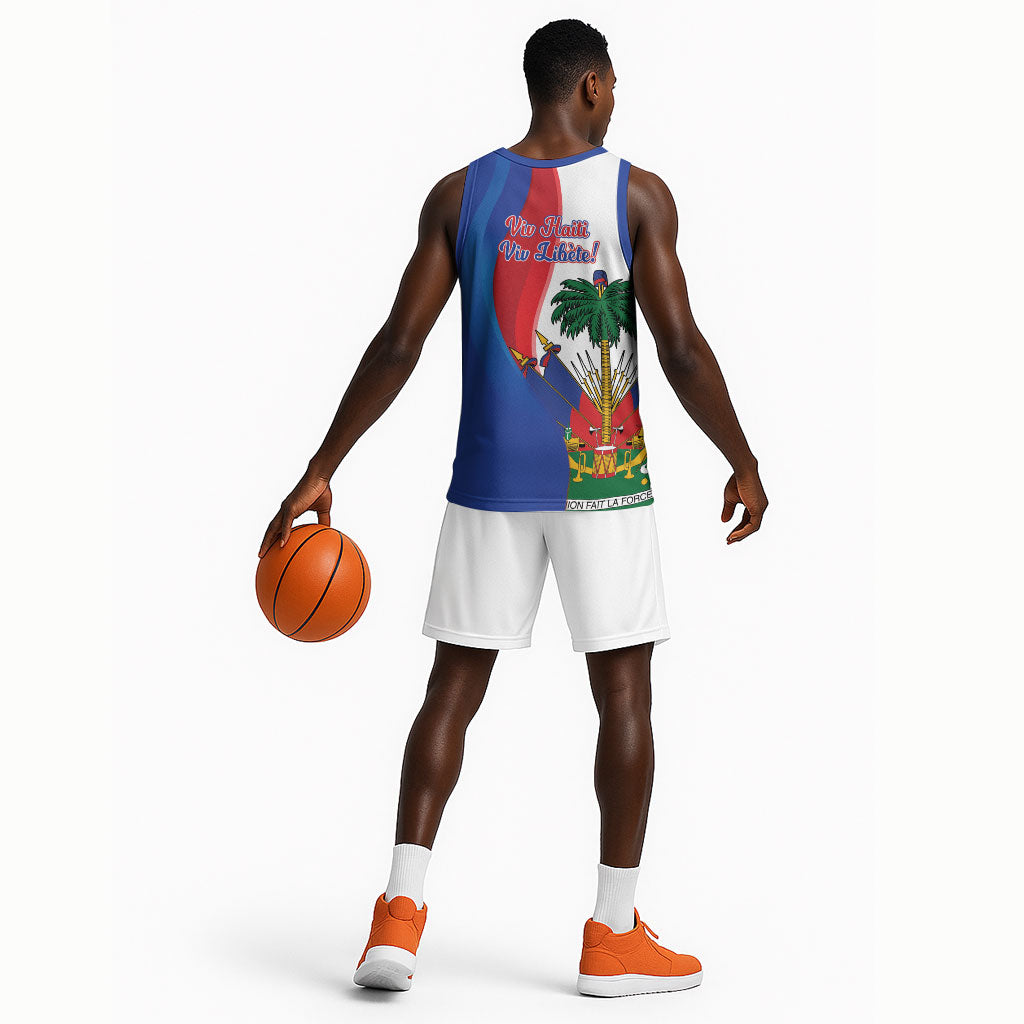 Haiti Independence Day Basketball Jersey 1804 Viv Haiti Viv Libete