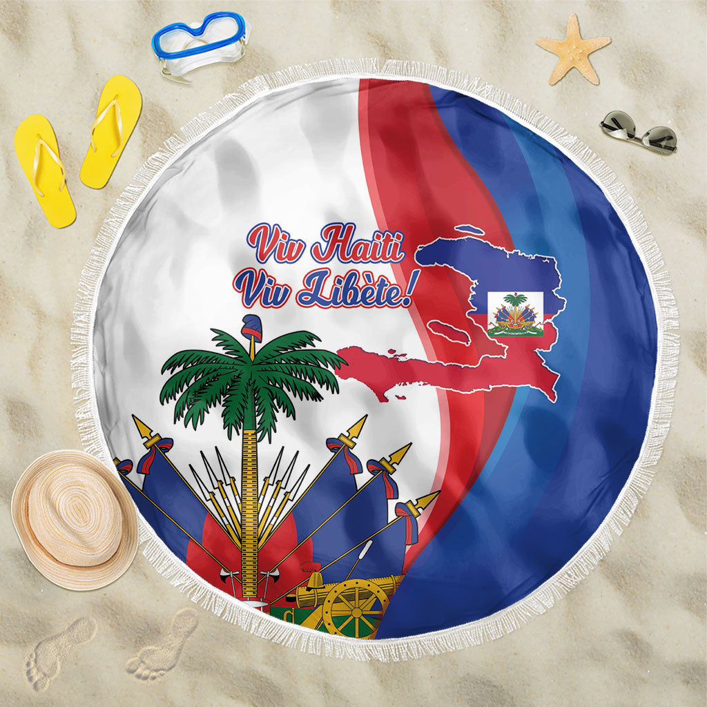 Haiti Independence Day Beach Blanket 1804 Viv Haiti Viv Libete