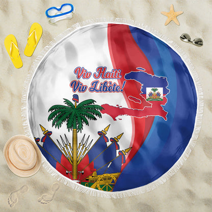 Haiti Independence Day Beach Blanket 1804 Viv Haiti Viv Libete