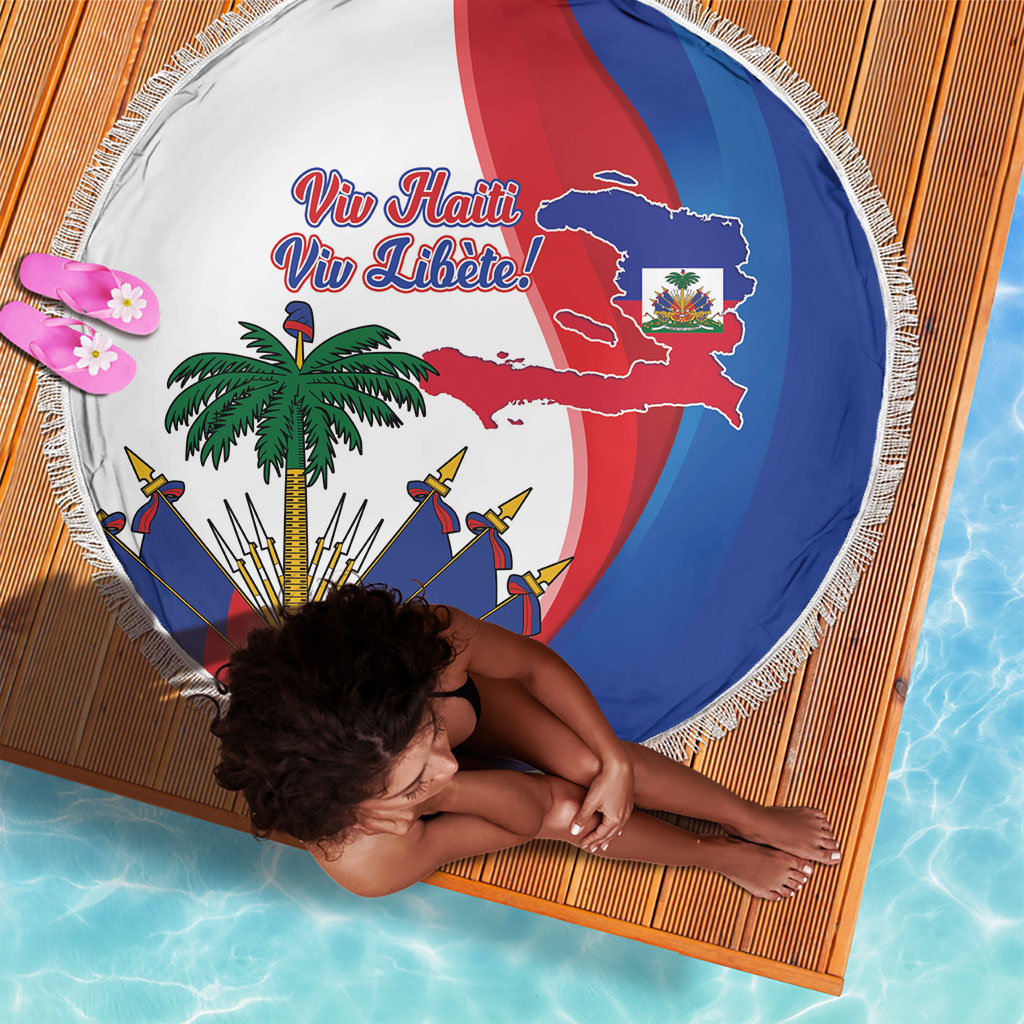 Haiti Independence Day Beach Blanket 1804 Viv Haiti Viv Libete