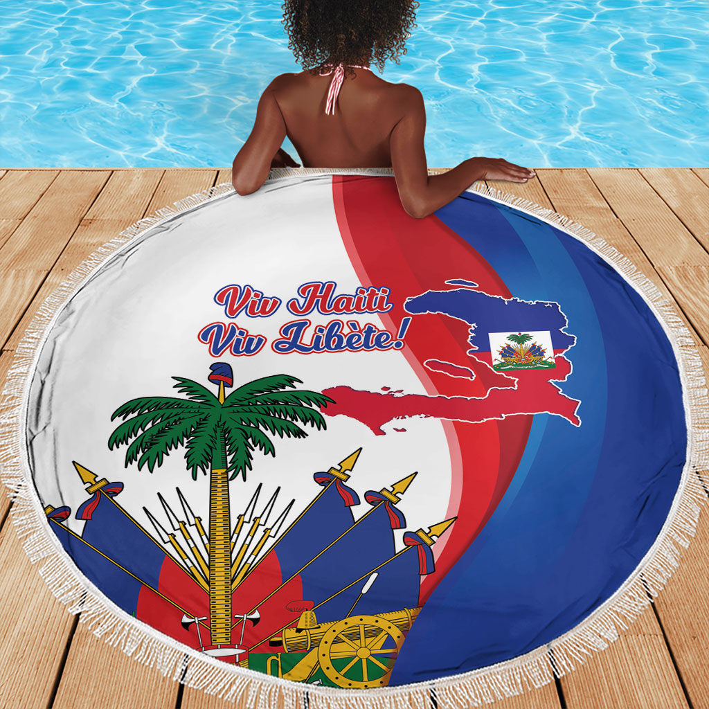 Haiti Independence Day Beach Blanket 1804 Viv Haiti Viv Libete