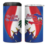 Haiti Independence Day 4 in 1 Can Cooler Tumbler 1804 Viv Haiti Viv Libete