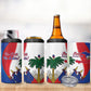 Haiti Independence Day 4 in 1 Can Cooler Tumbler 1804 Viv Haiti Viv Libete
