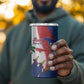 Haiti Independence Day 4 in 1 Can Cooler Tumbler 1804 Viv Haiti Viv Libete