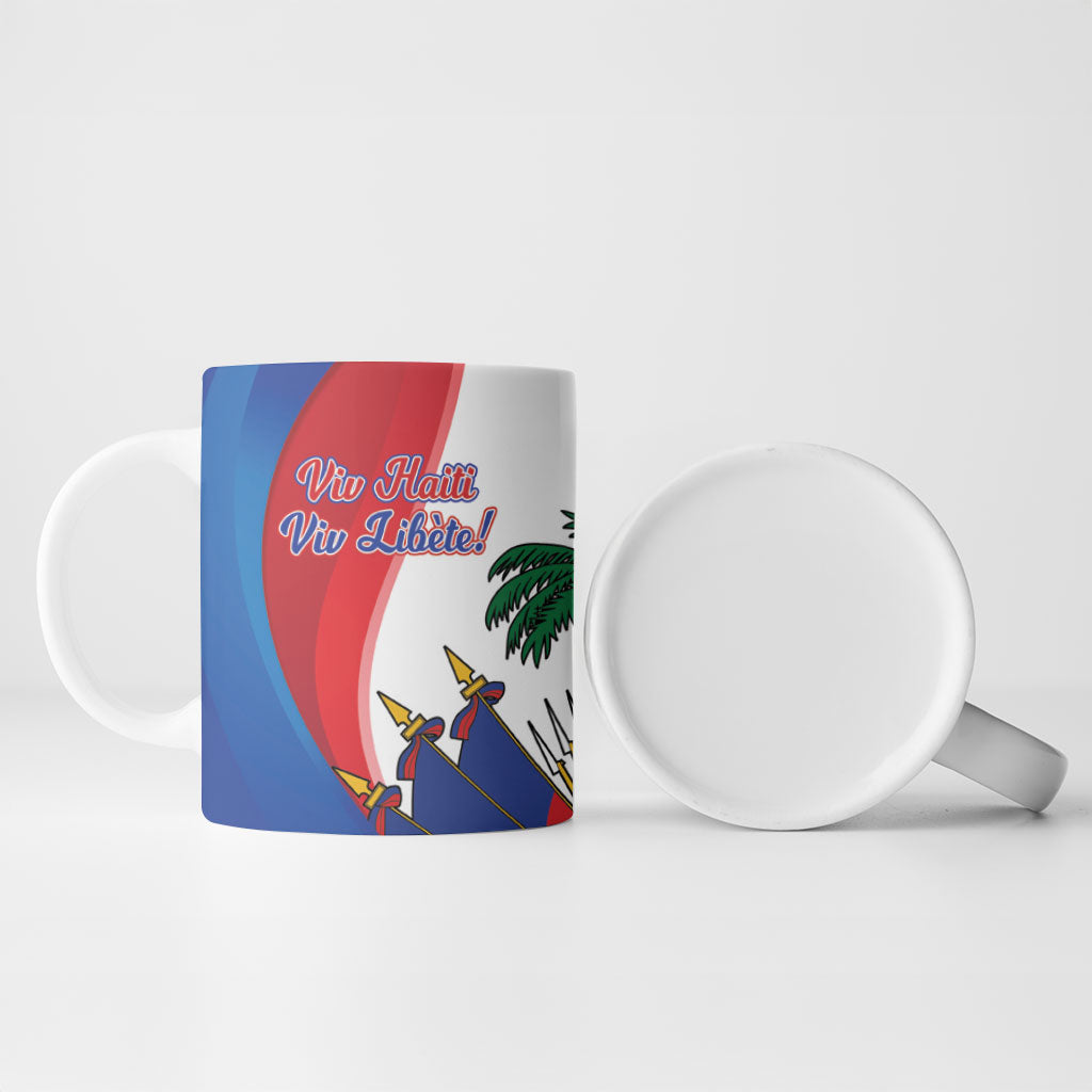 Haiti Independence Day Ceramic Mug 1804 Viv Haiti Viv Libete