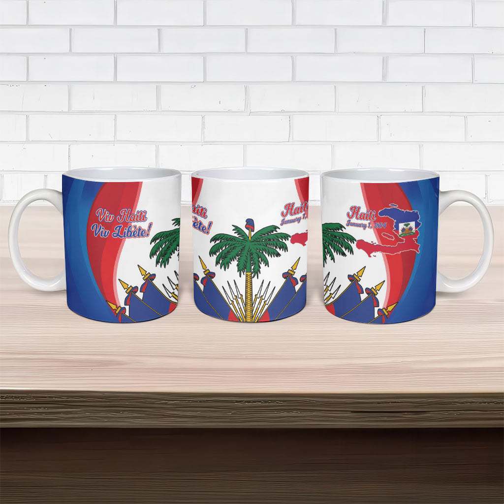 Haiti Independence Day Ceramic Mug 1804 Viv Haiti Viv Libete