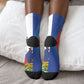 Haiti Independence Day Crew Socks 1804 Viv Haiti Viv Libete