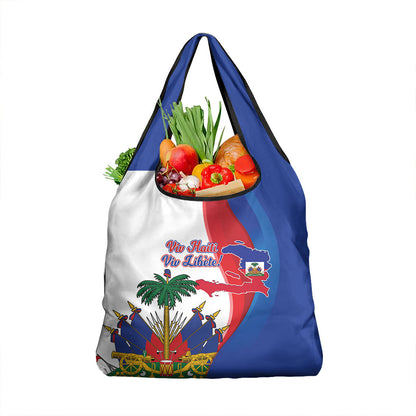 Haiti Independence Day Grocery Bag 1804 Viv Haiti Viv Libete