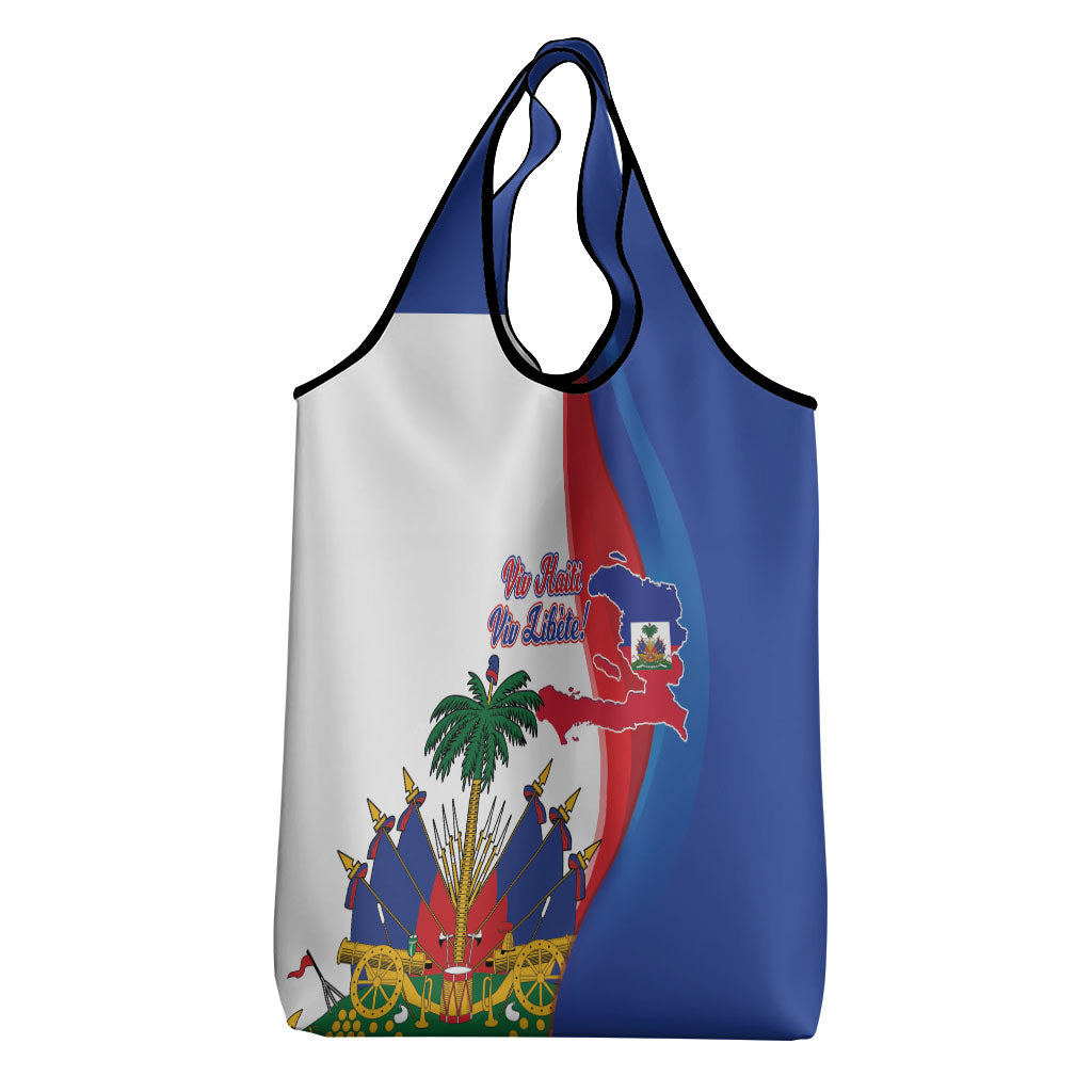 Haiti Independence Day Grocery Bag 1804 Viv Haiti Viv Libete