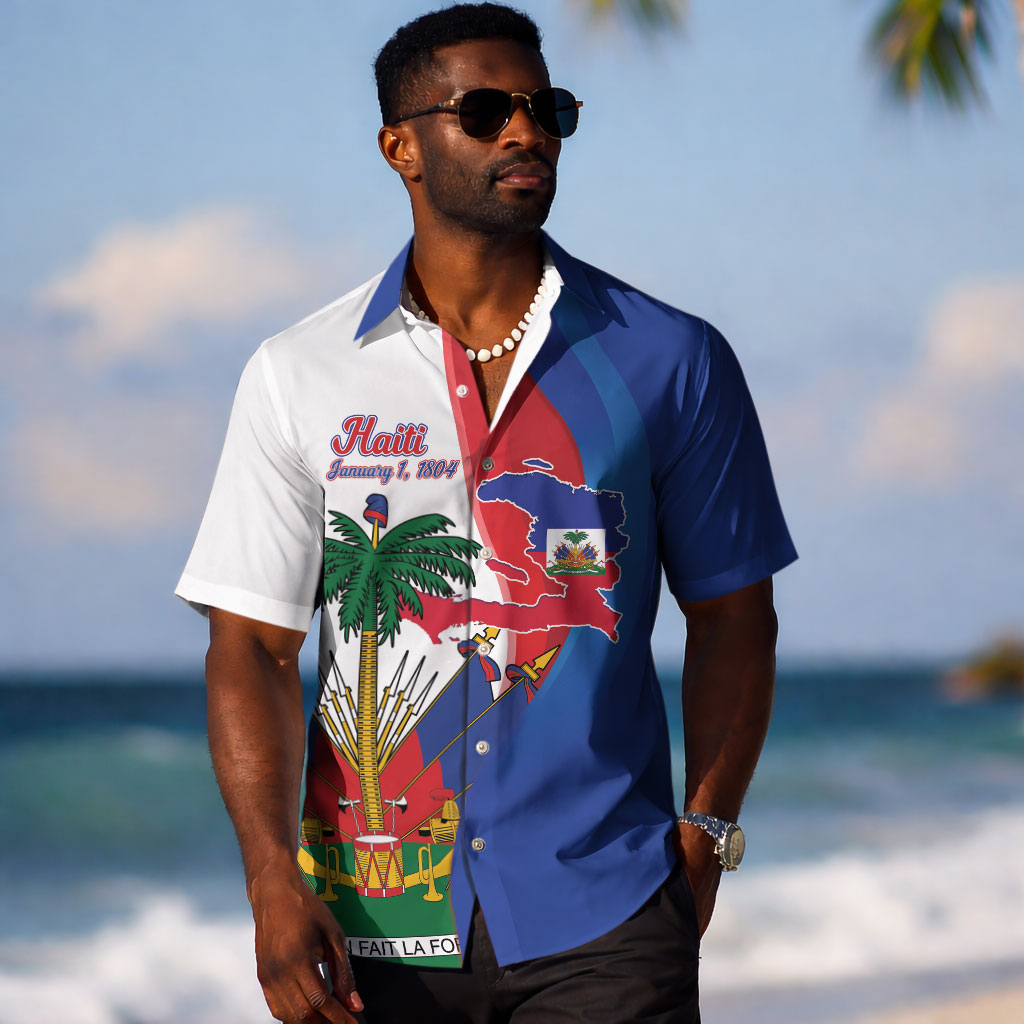 Haiti Independence Day Hawaiian Shirt 1804 Viv Haiti Viv Libete