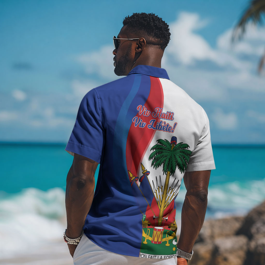 Haiti Independence Day Hawaiian Shirt 1804 Viv Haiti Viv Libete