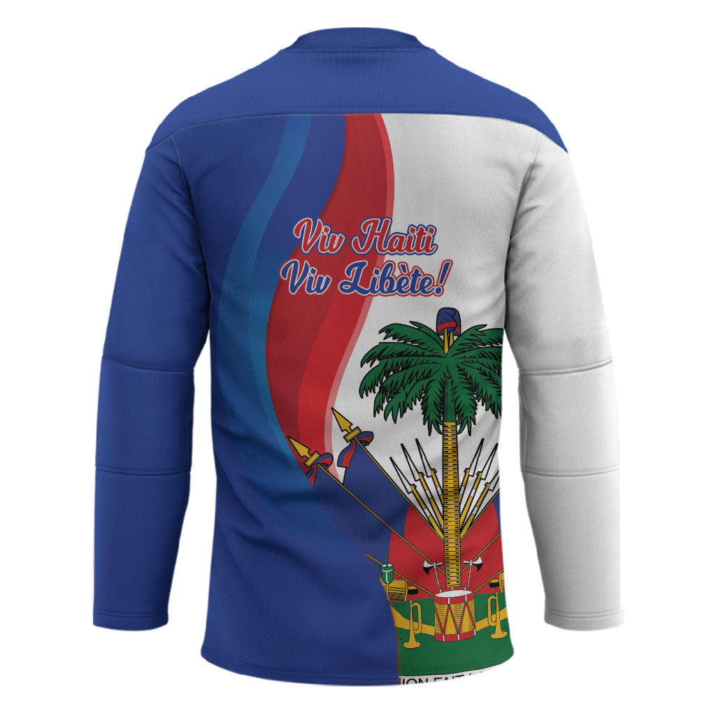 Haiti Independence Day Hockey Jersey 1804 Viv Haiti Viv Libete