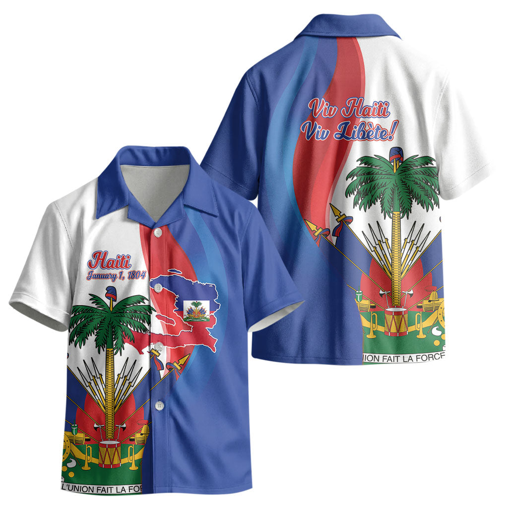Haiti Independence Day Kid Hawaiian Shirt 1804 Viv Haiti Viv Libete