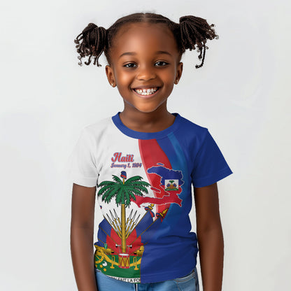Haiti Independence Day Kid T shirt 1804 Viv Haiti Viv Libete