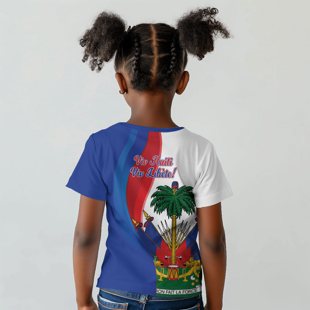 Haiti Independence Day Kid T shirt 1804 Viv Haiti Viv Libete