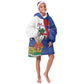Haiti Independence Day Kid Wearable Blanket Hoodie 1804 Viv Haiti Viv Libete
