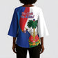 Haiti Independence Day Kimono Sleeve Blouse 1804 Viv Haiti Viv Libete