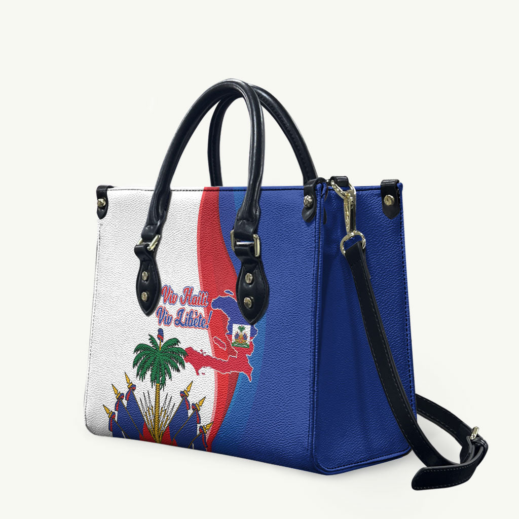 Haiti Independence Day Leather Bag 1804 Viv Haiti Viv Libete