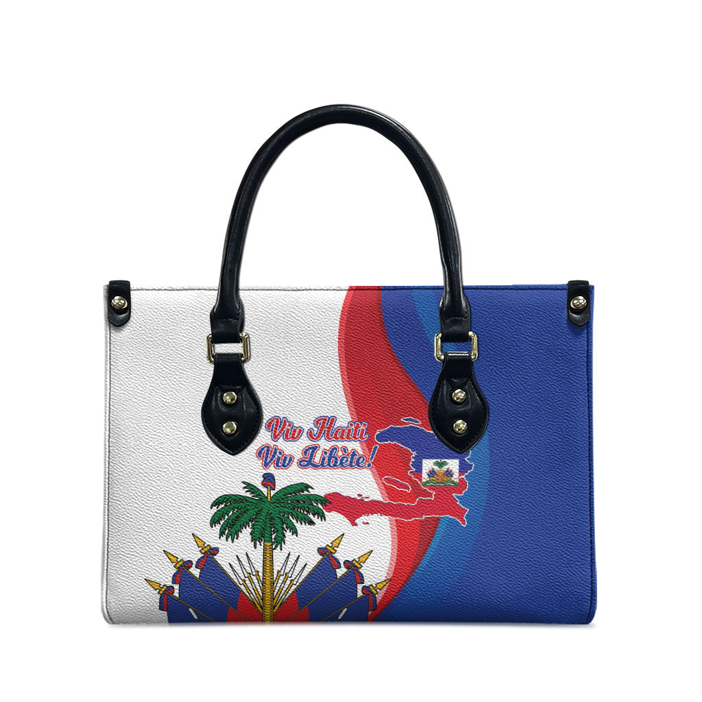 Haiti Independence Day Leather Bag 1804 Viv Haiti Viv Libete