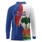 Haiti Independence Day Long Sleeve Polo Shirt 1804 Viv Haiti Viv Libete