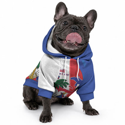 Haiti Independence Day Pet Hoodie 1804 Viv Haiti Viv Libete