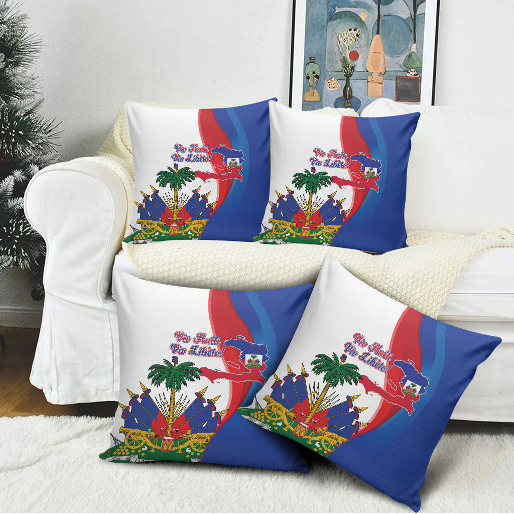 Haiti Independence Day Pillow Cover 1804 Viv Haiti Viv Libete