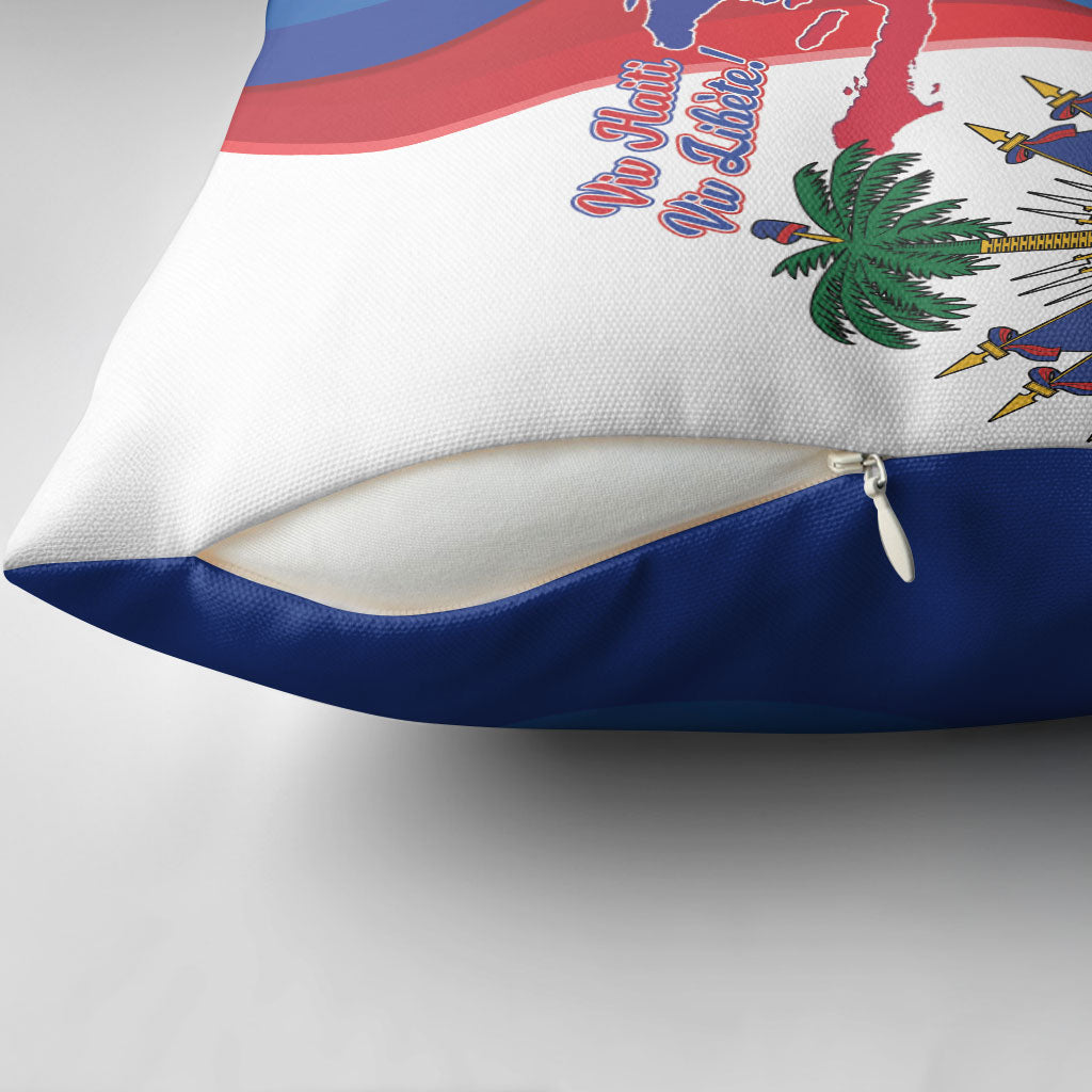 Haiti Independence Day Pillow Cover 1804 Viv Haiti Viv Libete