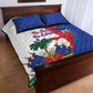 Haiti Independence Day Quilt Bed Set 1804 Viv Haiti Viv Libete
