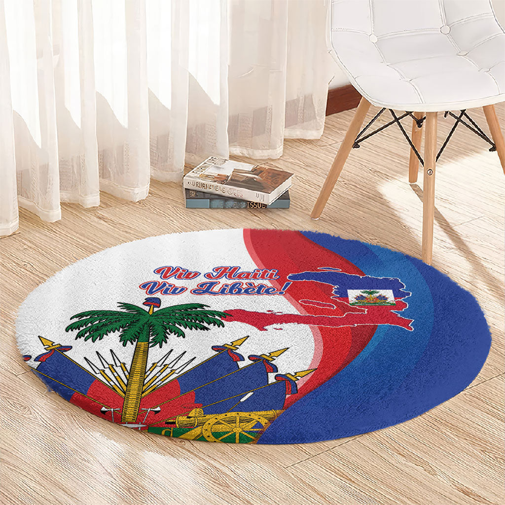 Haiti Independence Day Round Carpet 1804 Viv Haiti Viv Libete