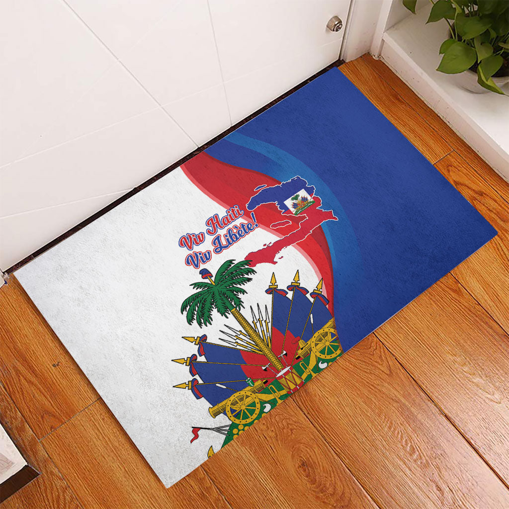 Haiti Independence Day Rubber Doormat 1804 Viv Haiti Viv Libete